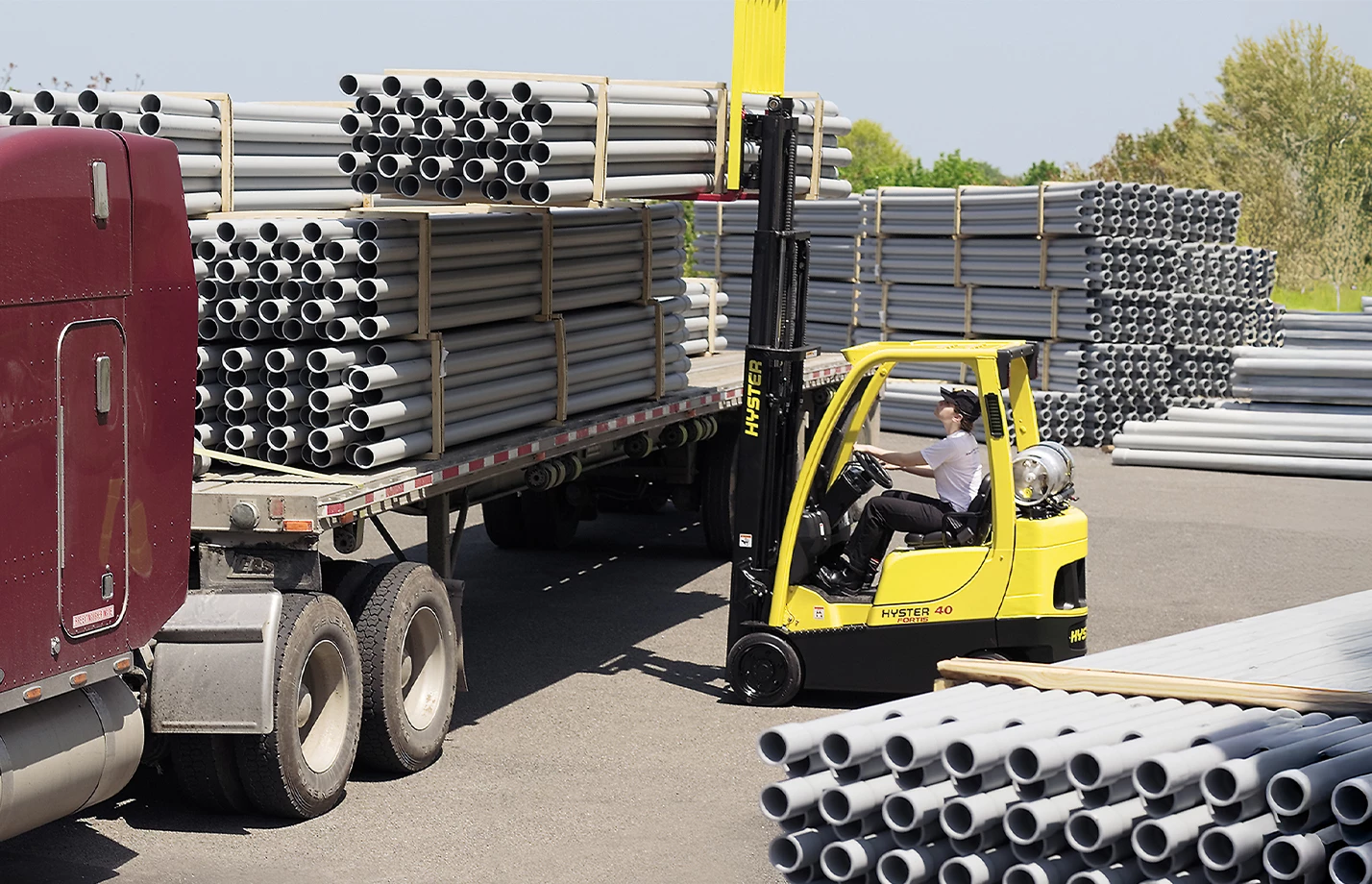 Hyster 40 Fortis internal combustion engine lift truck.